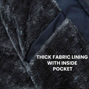 Chaqueta de tela gruesa para hombre con capucha acolchada para mayor calidez y máxima comodidad Ropa de abrigo elegante y duradera para clima frío - Product Image 4