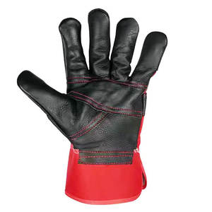 Guantes de Trabajo de Cuero Vacuno Duraderos de Grado A Resistentes al Desgaste para Logística de Almacén y Mantenimiento General - Product Image 4