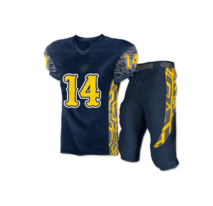 Camiseta de fútbol americano para adultos unisex transpirable poliéster entrenamiento al aire libre Atlético correr uniforme manga corta servicios OEM - Product Image 2