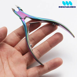 Equipo de manicura y pedicura, herramientas para cortauñas de los pies, producto de cutículas de acero inoxidable, forma curva, pinza para uñas de Podología - Product Image 6