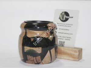 Latest Traditional Mubkhar Wood Resin <b>Bukhoor</b> <b>Burner</b> Indoor Usage Incense <b>Burner</b> for Ramadan Eid Tradnary Exim Pvt Ltd - Product Image 6