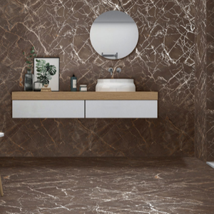 Carreaux Ncraze design moderne de l'Inde 600x1200mm finition de surface de sculpture imperméable au feu et à l'humidité carreaux de porcelaine hôtels - Product Image 2