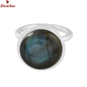 Fabuleux design classique 925 argent sterling labradorite bague en pierres précieuses fabrication en gros exportateur bas prix - Product Image 2