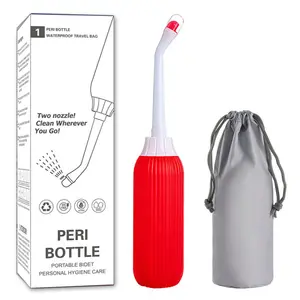 OEM/ODM umweltfreundliche Bidet-Flasche Großhandel BPA-freie Peri-Flasche moderne Postpartum-Pflege tragbare Reinigungsspritzflasche Bidet