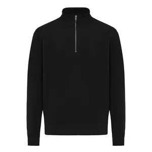 Sweat-shirts à capuche promotionnels durables IQONIQ Elgon à demi-zip pour le merchandising - Product Image 1