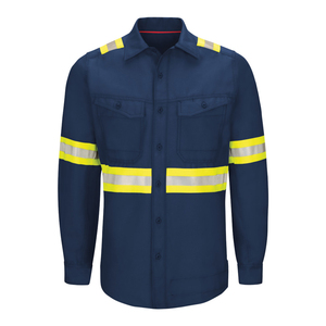 Poliéster/nailon transpirable resistente al fuego ropa de seguridad reflectante camisa de fuego de trabajo ropa de trabajo protectora Material de la mejor calidad - Product Image 4