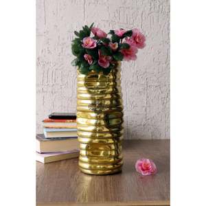 Modern Luxury Gold Polished Aluminum <b>Vase</b> Tabletop Floor for Home Decoration Party Wedding Use Available Iron Brass Glass - Product Image 3
