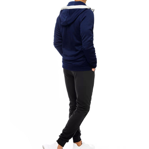 ชุดวอร์ม2ชิ้นสำหรับออกกำลังกายของผู้ชายดีไซน์ใหม่มีฮู้ดสำหรับกีฬากลางแจ้งฤดูหนาว - Product Image 3