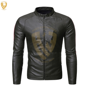 Nouvel arrivage de veste en cuir pour hommes veste en cuir PU pour motocyclette veste en cuir de vachette de qualité supérieure - Product Image 6