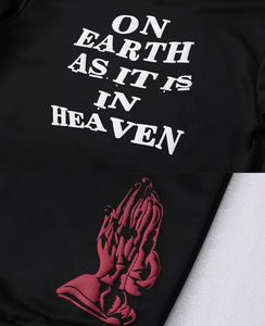 Streetwear personnalisé poids lourd hommes sweat à capuche 3D bouffant impression Vintage lavage surdimensionné manches 3d moussant lettre sérigraphie sweat à capuche imprimé bouffant - Product Image 5