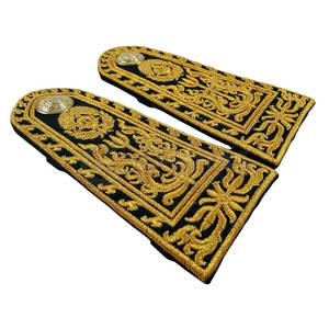 Insignia de Charretera decorativa con lazo para el hombro y patrones de hilo en negrita insignia de hombro uniforme bordada - Product Image 3