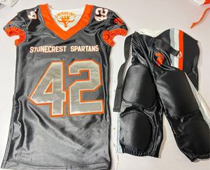 Jersey de fútbol americano personalizado uniforme de fútbol americano de sarga de aparejos - Product Image 6