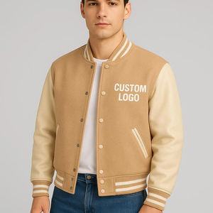 Chaqueta Varsity de Invierno para Hombre, Nueva Llegada 2026, Impresión Personalizada con Logotipo Frontal, Resistente al Viento, Transpirable, Estilo Urbano, Talla Adulto, Tinte Liso - Product Image 6