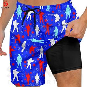 Cambio de temperatura Decoloración Verano Hombres Pantalones cortos de playa Cambio de color Deportes acuáticos Tabla de surf Pantalones cortos Bañadores Pantalones cortos de natación - Product Image 2