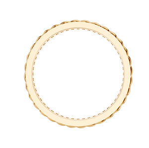 14K oro sólido IGI certificado laboratorio cultivado diamante punta cuerda diseño eternidad banda anillo elegante estilo trenzado joyería fina para boda - Product Image 4