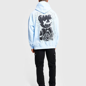 Sweat à capuche pour hommes personnalisable fabriqué en usine grande valeur pour Streetwear mode sweat à capuche imprimé personnalisé - Product Image 3