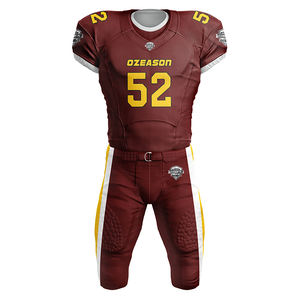 Dernier modèle d'uniforme de football américain Taille XL Maillot de rugby tactile Ensemble élégant avec impression intégrale pour équipe sportive - Product Image 1