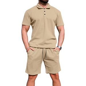 Ensemble d'entraînement personnalisé pour hommes, y compris t-shirt et short, vêtements de sport assortis pour le fitness quotidien, le sport et le style de rue - Product Image 5