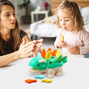 Jouets éducatifs pour enfants, tri, empilage, reconnaissance des couleurs, dinosaures - Product Image 6