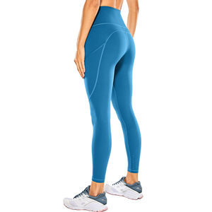 Leggings de mujer hechos a medida con tejido de secado rápido de alta calidad, cómodos y de secado rápido al por mayor con logotipo personalizado - Product Image 4