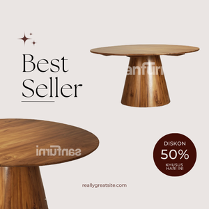 Round Dining <b>Table</b> Modern Simple Style Home Furniture Wholesale Price Furniture for Indoor and Outdoor Direct Factory - Product Image 3