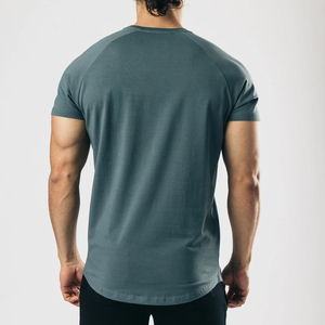 เสื้อยืดคอตตอน 100% สำหรับผู้ชาย ออกแบบเองได้ พิมพ์ลายหรือปักได้ตามต้องการ เสื้อยืด OEM - Product Image 3