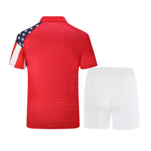 Conjunto de uniforme de golf de poliéster 100% de la Mejor Calidad para Jóvenes Pantalones cortos personalizables con estampado de logotipo MOQ bajo Último estilo - Product Image 2