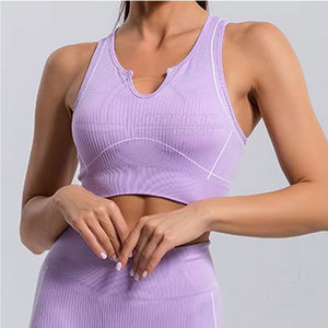 Pantalon de yoga pour femmes personnalisé Leggings de compression de gymnastique sans couture collants de compression taille haute - Product Image 5