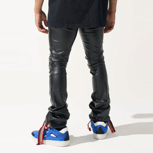 กางเกงหนังสำหรับผู้ชายกางเกงสตรีทแวร์คุณภาพสูงดีไซน์ใหม่ - Product Image 3