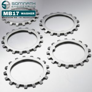 Arandela de Seguridad de Alta Calidad MB17 para Tuercas Métricas de Seguridad KM17     Arandela de Seguridad para Rodamientos MB01 a MB40 - Product Image 1