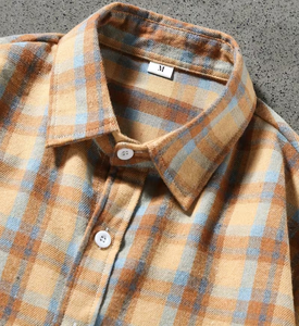 Chemise à carreaux pour homme en gros, grande taille, 100% coton, manches longues, formelle, collection de t-shirts pour homme 2026, fabrication au Bangladesh - Product Image 4