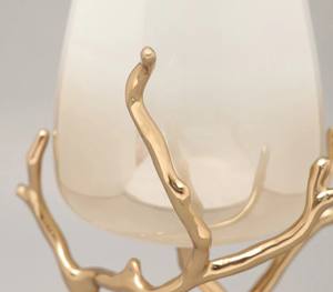 Venta al por mayor personalizado oro metal y vidrio soporte votivo portavelas para Navidad decoración del hogar - Product Image 5