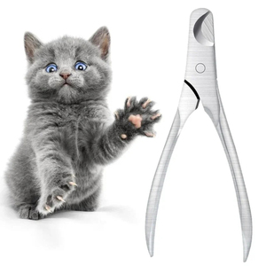 FLAMIA JABZ Kit pratique de coupe-ongle de griffe de chat Tondeuse écologique en acier inoxydable pour animaux de compagnie - Product Image 1