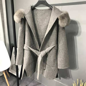 Vente chaude hiver Double couche 100% coton Varsity veste avant Logo grande taille respirant séchage rapide manteau pour hommes - Product Image 1