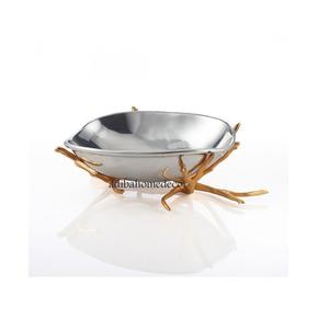 Moderna y Lujosa Cuenco Decorativa de Hierro y Aluminio con Diseño Festoneado, Pulido, 100% Natural, para Bodas, Fiestas, Uso Doméstico, Flores Decorativas - Product Image 4