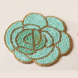 Posavasos de Cuentas de Vidrio Hechas a Mano 2026, Decoración Vibrante para Mesa de Hogar, Fiestas y Comedor - Product Image 2