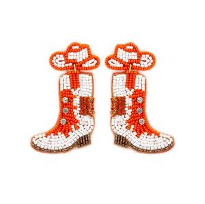 Pendientes de gota con cuentas de semillas, hechos a mano, ligeros, bohemios, Color personalizado, pendientes de gota con cuentas de semillas, logotipo personalizado - Product Image 2