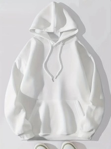 2025 printemps automne sweat à capuche de sport pour hommes et femmes pull décontracté sweat avec haut Design doublé couleur Pure sweat à capuche de sport - Product Image 3