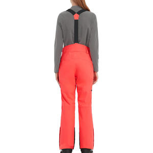 Baberos de esquí hechos a medida para mujer, pantalones de nieve aislados impermeables con etiqueta privada e impresión de logotipo para esquiar y hacer snowboard - Product Image 6