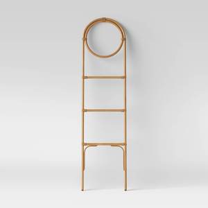 Rattan Towel <b>Ladder</b> Rails Blanket Rack Home <b>Decor</b> Modern <b>Ladders</b> Wholesale OEM Accepted Made in Vietnam - Product Image 3