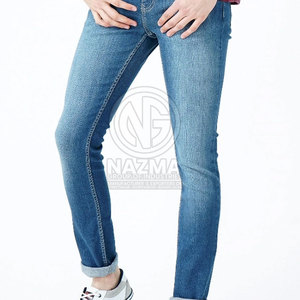 2026 Latest Design OEM Service Lightweight Casual Dark Mid Waist Breathable Premium Quality Men's Jeans <b>Pants</b> - Product Image 5