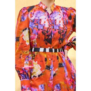 Ensemble de costume 3 pièces non cousu en coton et soie pour femme avec dupatta en mousseline imprimée CS-52004 - Product Image 3