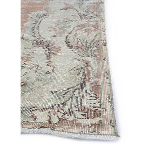 Tapis en laine noué à la main de grande taille, motif médaillon rouge et orange, pour salon, couloir rectangulaire - Pae-2885 - Product Image 4