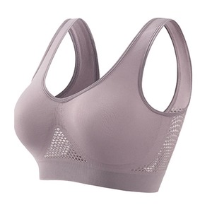 สปอร์ตบราผู้หญิงผ้าไนลอนสแปนเด็กซ์ระบายอากาศได้ดีดีไซน์ทันสมัย - Product Image 4