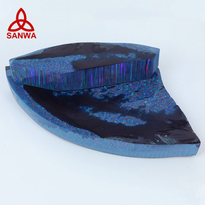 Sanwa Bello – pierre brute opale OP27 bleue de différentes formes et tailles, coupe directe d'usine pour bijoux dentaires tendance - Product Image 2