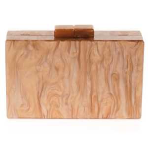 Bolso de mano de resina de lujo Bolso de noche hecho a mano con diseño intrincado Perfecto para bodas, eventos nupciales y fiestas especiales - Product Image 4