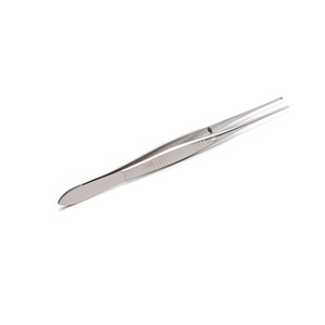 Pinzas Quirúrgicas para Iris de 10 cm, 0.8 mm, 1x2 Dientes, Rectas, de Acero Inoxidable, Uso Manual en Hospitales, Instrumentos Quirúrgicos Básicos Alemanes - Product Image 3