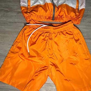 OEM Wind Breaker Plus Size <b>Sets</b> Windproof Men Polyester Nylon Windbreaker Short Tracksuit Zipper Jackets and Shorts 2 Pcs <b>Set</b> - Product Image 6
