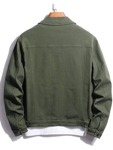 Nouvelle veste en jean pour hommes avec vestes entièrement personnalisées pour hommes Veste en jean pour hommes de style sport personnalisé pour vêtements de plein air - Product Image 2