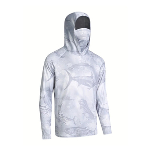 Sweat à capuche de pêche, vêtements de sport de haute qualité, manches longues, extérieur, avec protection solaire, respirant, grande taille pour adultes, sweat à capuche de pêche - Product Image 6